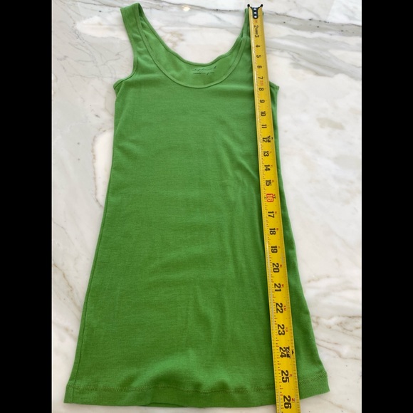 STEPHANIE B GREEN PIMA COTTON TANK TOP S NWOTS! - Picture 11 of 12